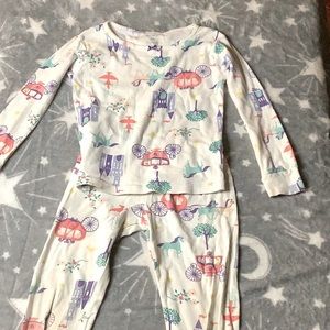 A pj top with an bottom